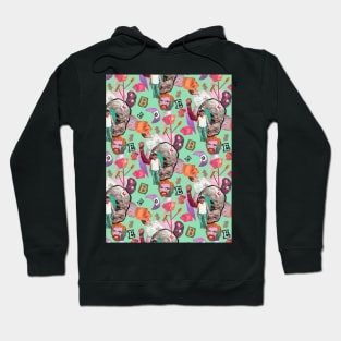 Cutout pop art Hoodie